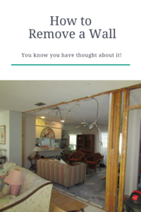 How To Remove A Wall In Your Home - Susan's Sunny Days