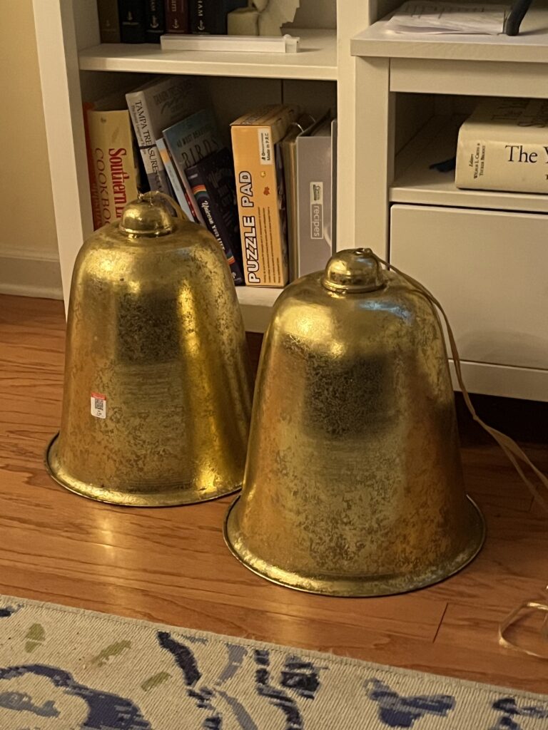 Metal thrift store bells